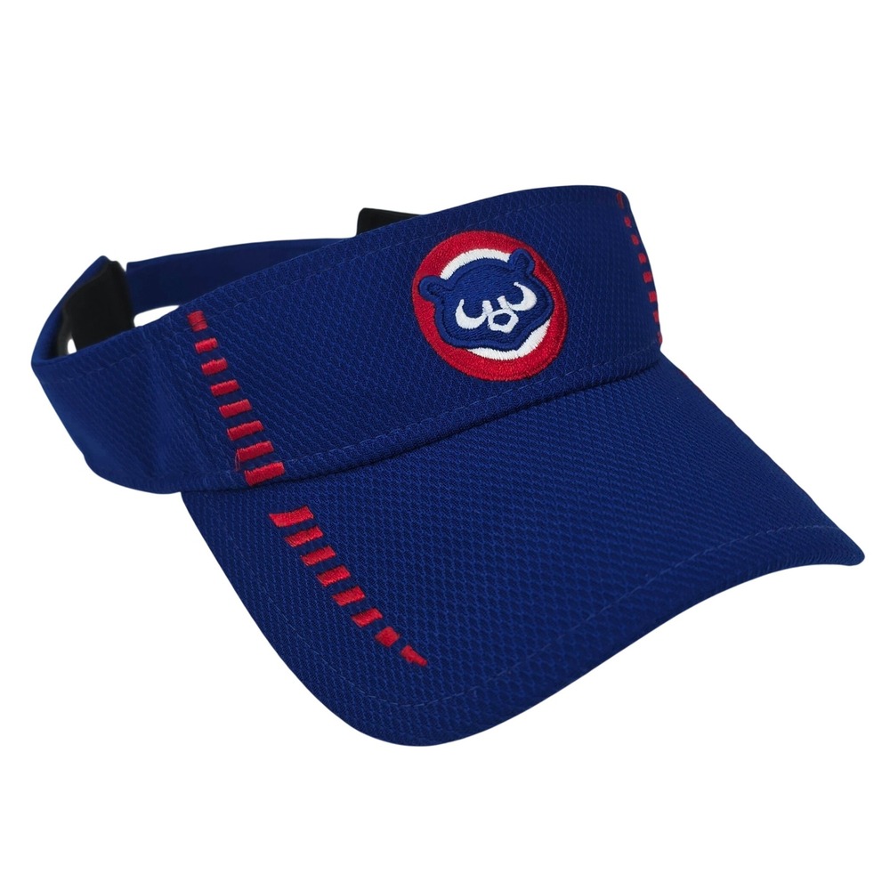 Chicago Cubs Visor Blue Cooperstown Collection MLB Baseball Hat New Era Golf Sun